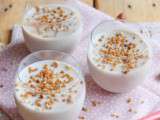 Panna cotta au lait de noisettes