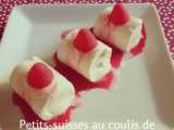 Petits-suisses au coulis de cuberdons