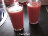 Smoothie pomme-fraise-citron vert