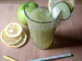 Smoothie pomme verte et concombre