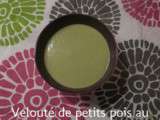 Velouté de petits pois au lait de coco