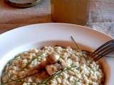 Risotto crémeux/Champignons et  Boursin 