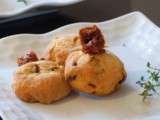 Cookies au parmesan et tomates confites/exclu M6