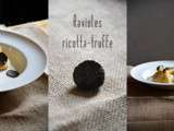 Ravioles ricotta-truffe