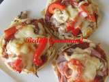 Mini-pizzas sur muffins anglais