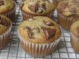 Muffins aux bananes superchocolatés