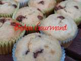 Muffins bananes et chocolat