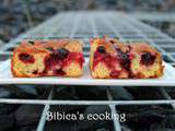 Blondies aux fruits rouges