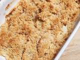 Crumble pommes cannelle