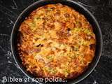 Frittata chorizo et courgette