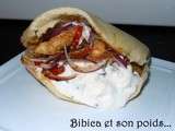 Pita poulet-poivron