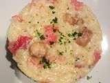 Risotto aux champignons et jambon au Micro Vap’