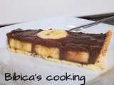 Tarte chocolat-banane