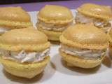 Macarons salés au chèvre et au miel