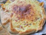 Quiche bacon poireaux