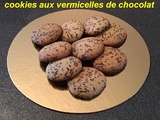 Cookies aux vermicelles de chocolat