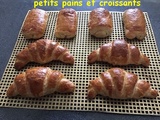 Petits pains au chocolat et croissants :