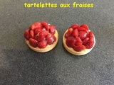 Tarte aux fraises/crème pâtissière :