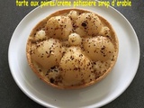 Tarte aux poires/crème pâtissière au sirop d’érable :