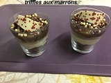 Triffles aux marrons :