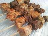 Brochettes Boeuf-Poulet