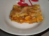 Lasagnes au poulet, champignons et philadelphia