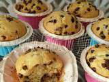 Muffins Américains aux pépites de chocolat