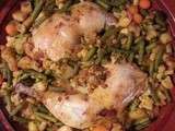 Poulet au four et légumes / Recette Facile et Rapide