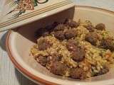 Risotto façon tajine de kefta