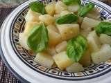 Salade de pomme de terre nouvelle parfumée à la marjolaine