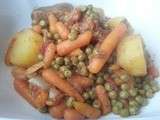 Vide placard : Bœuf et petits pois carottes