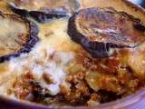 Moussaka au soja texturé