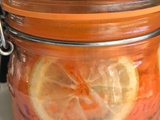 Salade de carottes au citron et gingembre (lactofermentation)