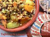 Tajine butternut et patate douce