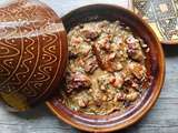 Tajine d'oignons confits aux oignons