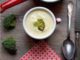 Velouté de tiges de brocoli et chou-fleur au miso