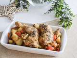 Cuisses de poulet et ratatouille