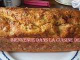 Cake aux noix et au roquefort