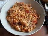 Riz aux tomates et aux champignons tomate/basilic