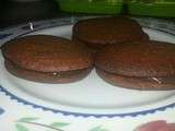 Whoopies chocolat et son coeur tendre au nutella