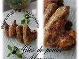 Ailes de poulet marinées