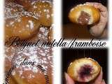 Beignet fourrer nutella/ framboise