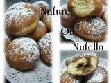 Beignets nature ou nutella