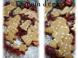 Biscuits de noël en pain d'épice