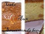 Cake aux saucisson de boeuf