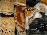 Crêpes aux 3 fromages