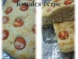 Focaccia aux tomates cerise