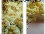 Gratin de chou fleur