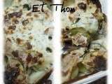 Gratin de courgettes et thon(recette légère)