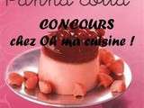 Participation au concours panna cotta chez caroline